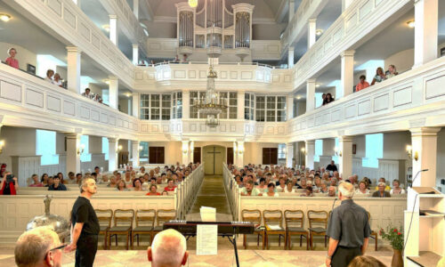 Gospelkonzert der sweet60s in der St. Nicolai Kirche in Waldheim, der Partnerstadt von Landsberg