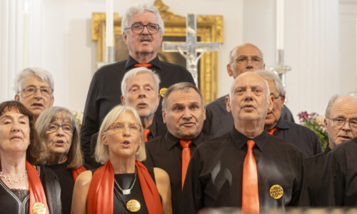 Gospelkonzert der sweet60s in der St. Nicolai Kirche in Waldheim, der Partnerstadt von Landsberg