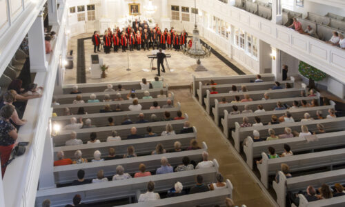 Gospelkonzert der sweet60s in der St. Nicolai Kirche in Waldheim, der Partnerstadt von Landsberg