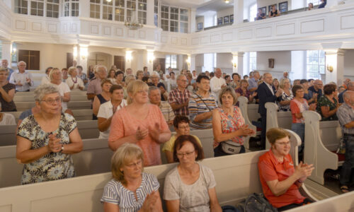 Gospelkonzert der sweet60s in der St. Nicolai Kirche in Waldheim, der Partnerstadt von Landsberg